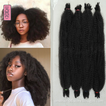 Onst Afro Marley Hair Springy Afro Twist extension spring afro twist braid Box Brainding Hair Crochet Hair